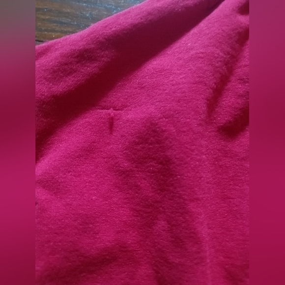 Arden B Short Sleeve Red Turtle neck Shirt - Picture 3 of 4